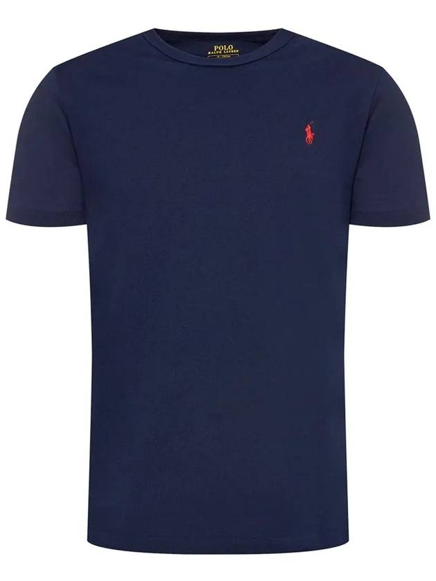 Pony Logo Classic Fit Short Sleeve T-Shirt Navy - POLO RALPH LAUREN - BALAAN 2