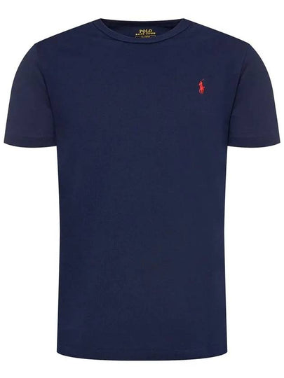 Pony Logo Classic Fit Short Sleeve T-Shirt Navy - POLO RALPH LAUREN - BALAAN 2