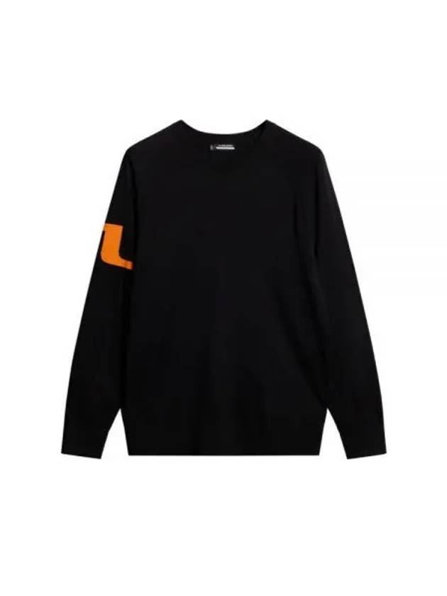 Men's Gusten Knit Sweater Black - J.LINDEBERG - BALAAN 2