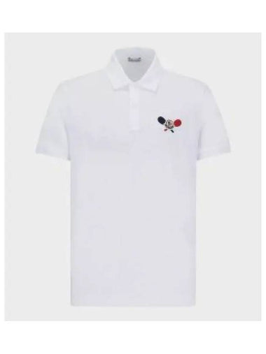 8A00009 89A16 002 Logo Patch Polo Shirt 1225104 - MONCLER - BALAAN 1