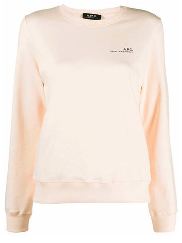 Item Logo Sweatshirt Pale Rose - A.P.C. - BALAAN 1