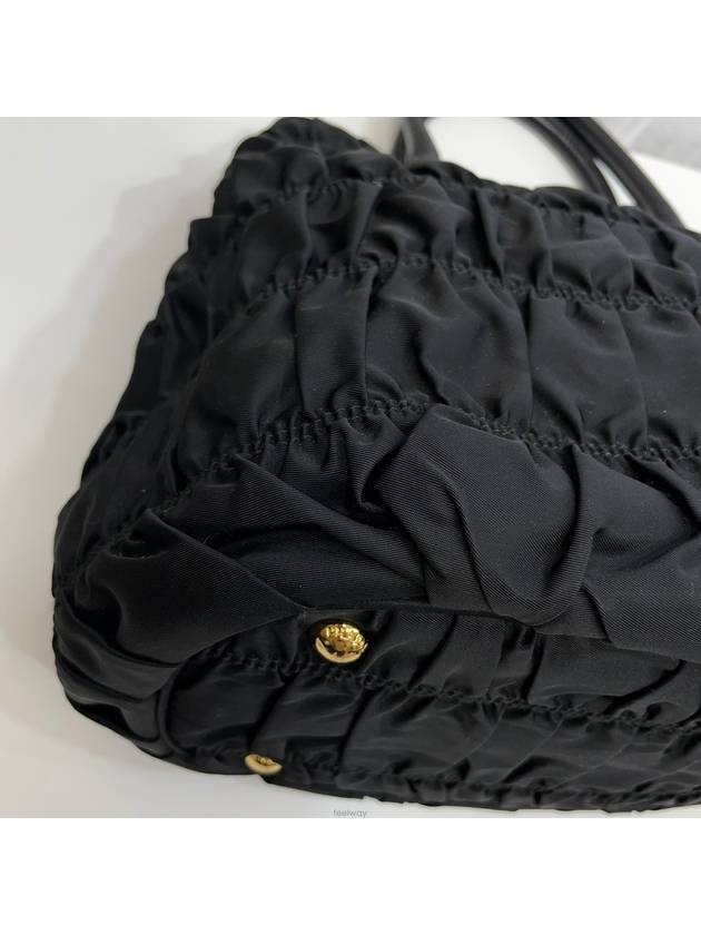 B1789L Nappa Goffre Shoulder Bag - PRADA - BALAAN 6