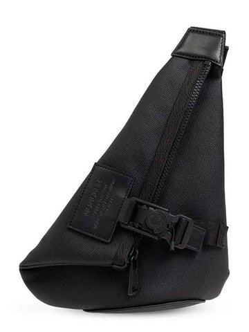 Nakoa Triangle Cross Bag Black - MONCLER - BALAAN 1