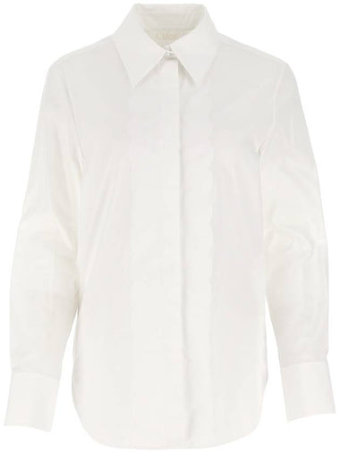 Scalp Embroidery Shirt White - CHLOE - BALAAN 1