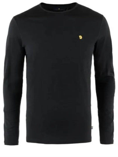 Bergtagen Thin Wool Long Sleeves T-Shirt Black - FJALL RAVEN - BALAAN 2