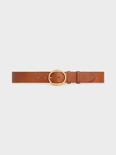 Large 35mm Twin Triomphe Vintage Calfskin Belt Camel - CELINE - BALAAN 2