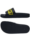 Men's Industrial Slider Slippers Black - OFF WHITE - BALAAN 6