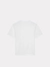 Paris Logo Print Cotton Short Sleeve T-Shirt White - KENZO - BALAAN 3