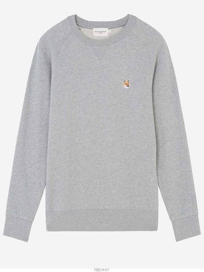 Fox Head Patch Classic Sweatshirt Grey Melange - MAISON KITSUNE - BALAAN 2