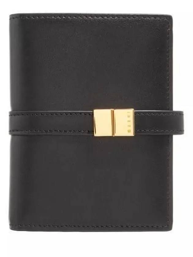 Strap bifold wallet black PFMO0103U1P529800N99 - MARNI - BALAAN 1