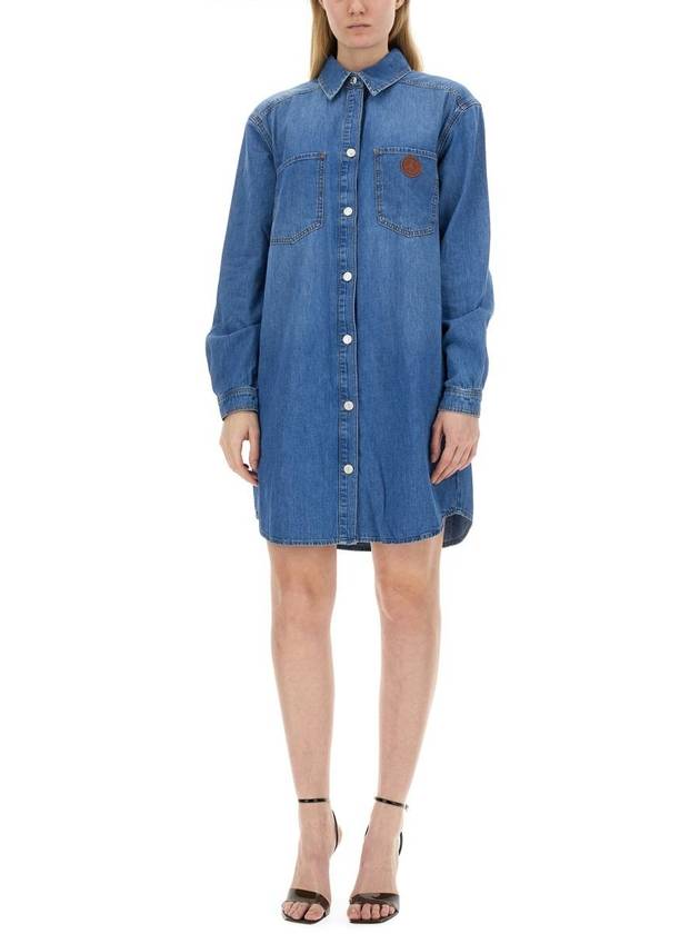 Long One Piece 04073740 1295 Denim - MOSCHINO - BALAAN 3