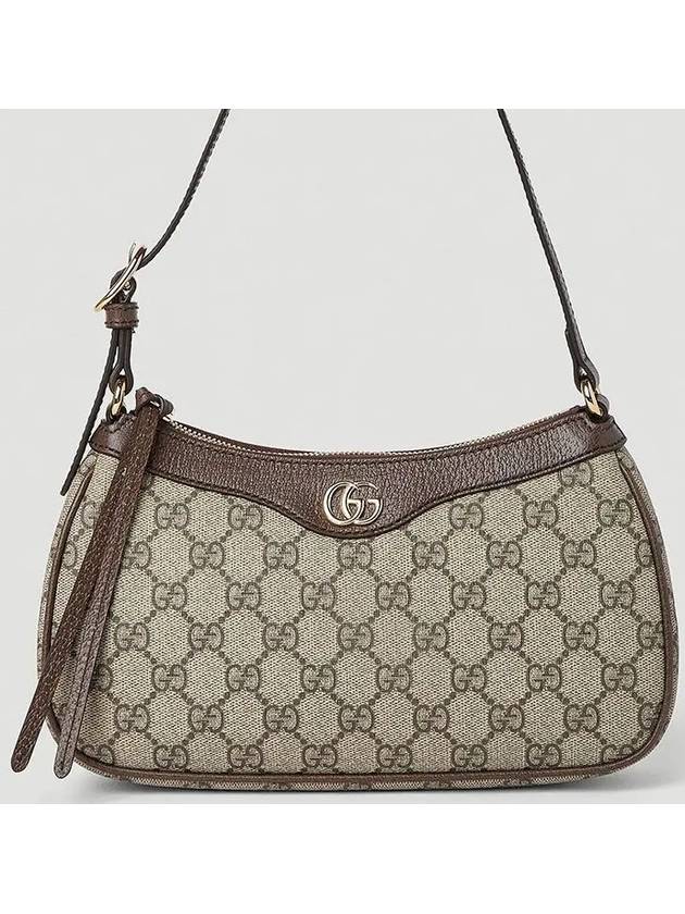 Ophidia GG Small Canvas Shoulder Bag Beige Ebony - GUCCI - BALAAN 2