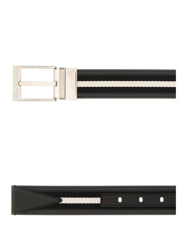 Shiffie Leather Belt Black - BALLY - BALAAN 3