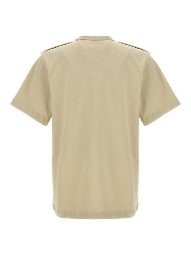 Inside Out Logo Short Sleeve T-Shirt Beige - HELMUT LANG - BALAAN 3