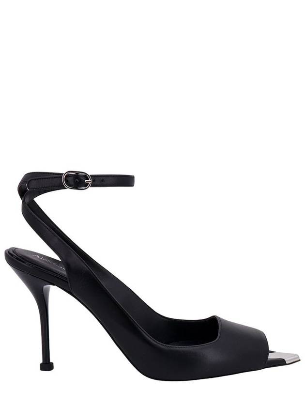 Punk Anklet Calfskin Sandals Heels - ALEXANDER MCQUEEN - BALAAN 2