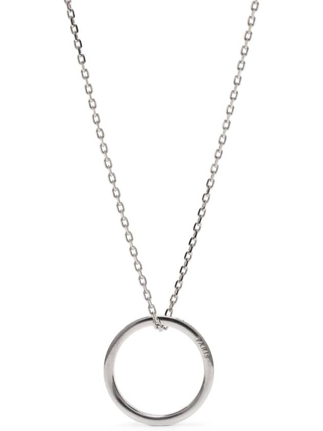 Ring Pendant Necklace Silver - MAISON MARGIELA - BALAAN 2