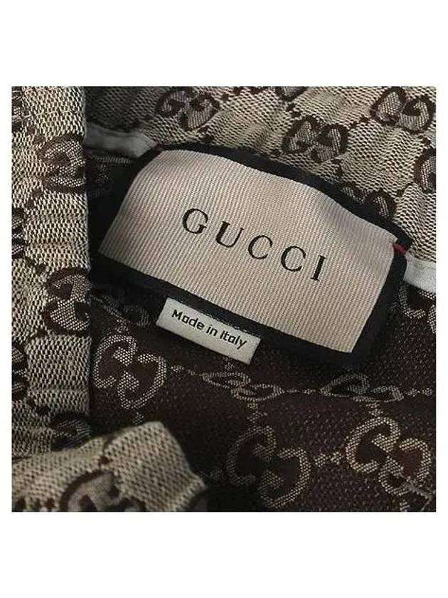 742781 GG Supreme Linen Shorts 46 - GUCCI - BALAAN 3