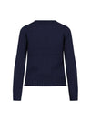 Flag Cotton Crew Neck Knit Top Navy - POLO RALPH LAUREN - BALAAN 3