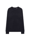 Crew Neck Wool Knit Top Navy - THEORY - BALAAN 1