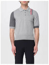 Fun Mix Jersey Stitch Knitted Polo Shirt - THOM BROWNE - BALAAN 6