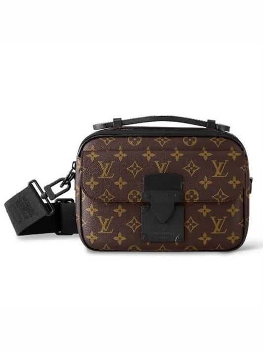 S Lock Messenger Bag Brown - LOUIS VUITTON - BALAAN 1