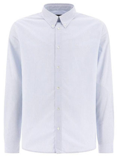 Greg Long Sleeve Shirt Blue - A.P.C. - BALAAN 2