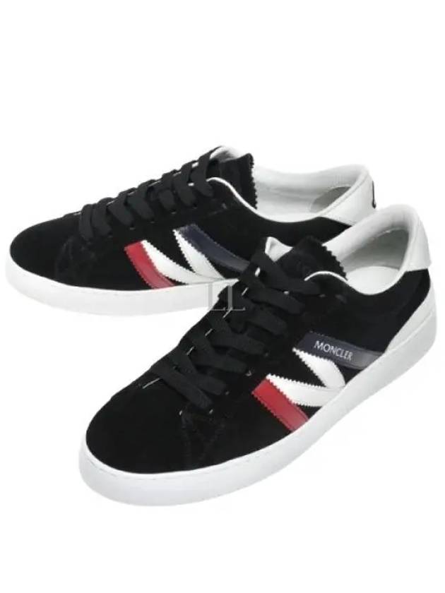 Monaco M Trainer Low Top Sneakers Black - MONCLER - BALAAN 2