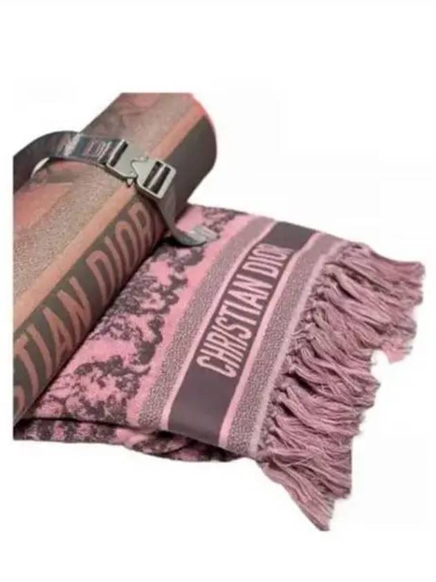 Toile de Jouy Sauvage Towel Pink - DIOR - BALAAN 2