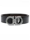 Free Cutting Reversible Belt Black - SALVATORE FERRAGAMO - BALAAN 2