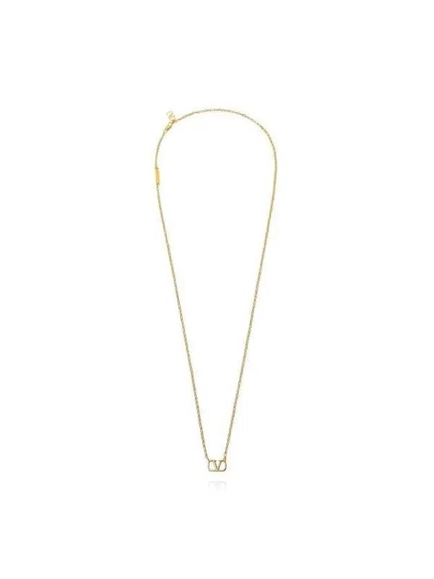 Valentino 5Y2J0N96 MET CS4 J0N96 Garavani V logo necklace - RED VALENTINO - BALAAN 2