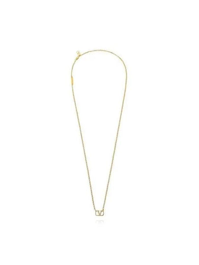 Valentino 5Y2J0N96 MET CS4 J0N96 Garavani V logo necklace - RED VALENTINO - BALAAN 2