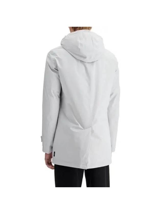 Laminar Gore-Tex Hooded Padding Light Grey - HERNO - BALAAN 4