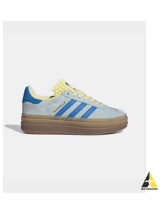 Gazelle Bold Suede Low Top Sneakers Blue - ADIDAS - BALAAN 2