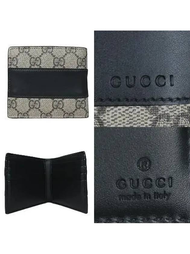 451240 GG Logo PVC Supreme Canvas Eden Men s Half Wallet - GUCCI - BALAAN 4