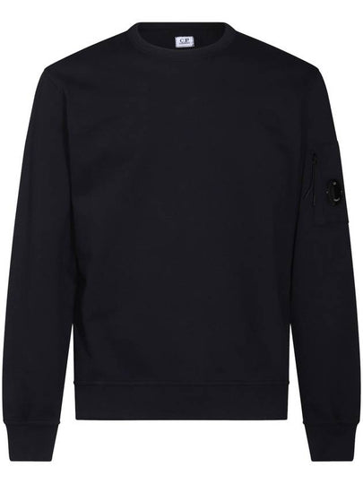 Men's Lens Wafen Light Fleece Sweatshirt Blue - CP COMPANY - BALAAN 2