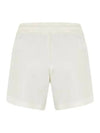 Women s Logo Patch Cotton Shorts Pants White 8H00016 89AJU 034 - MONCLER - BALAAN 4