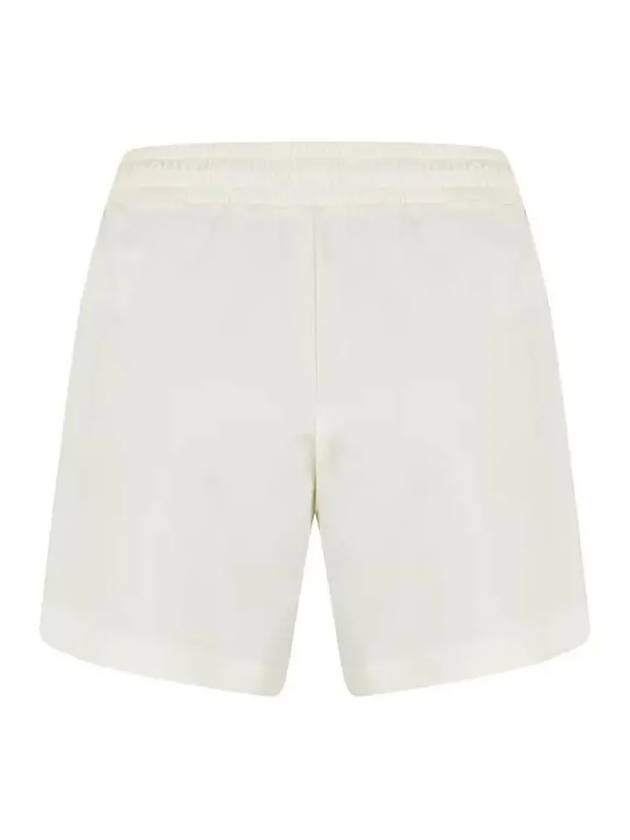 Women s Logo Patch Cotton Shorts Pants White 8H00016 89AJU 034 - MONCLER - BALAAN 4