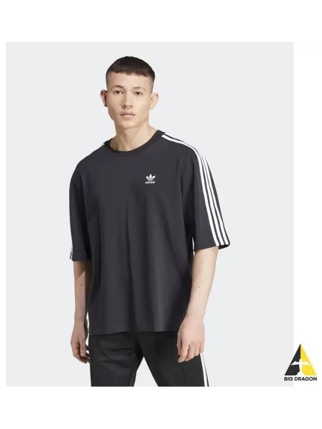 adidas oversized tee black IZ1832 - ADIDAS - BALAAN 1