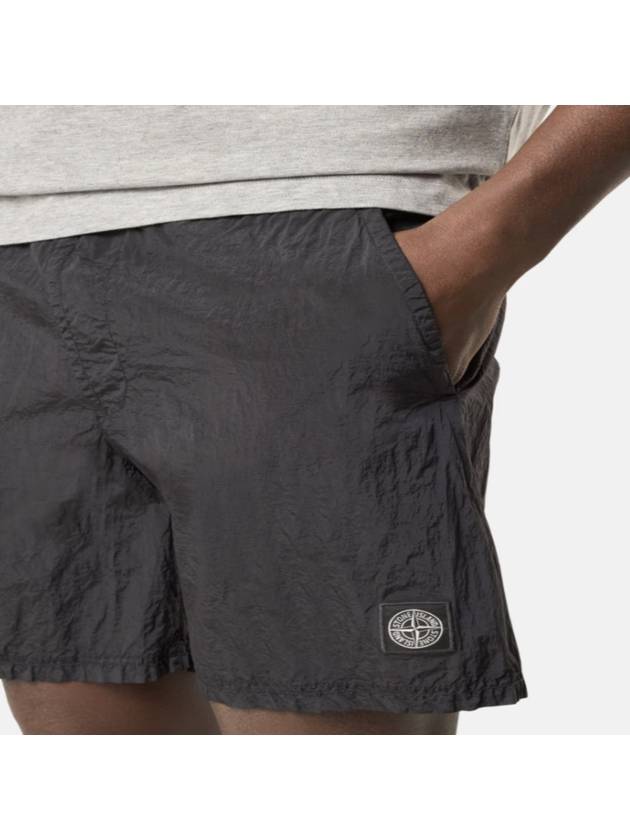 Nylon Metal Econyl Swim Shorts Black - STONE ISLAND - BALAAN 10