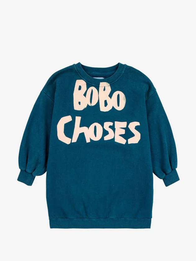 Kids Capsule Long Sweatshirt Blue - BOBO CHOSES - BALAAN 1