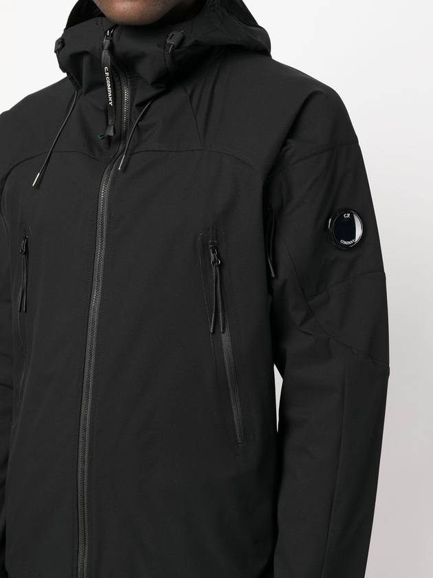 Lens Wappen Pro Tek Hooded Jacket Black - CP COMPANY - BALAAN 6