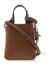 Micro Leather Mini Tote Bag Brown - TOD'S - BALAAN 2