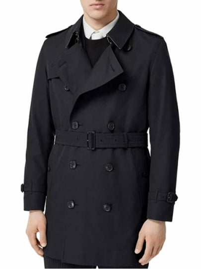 Men's Short Wimbledon Trench Coat Midnight Navy - BURBERRY - BALAAN 2