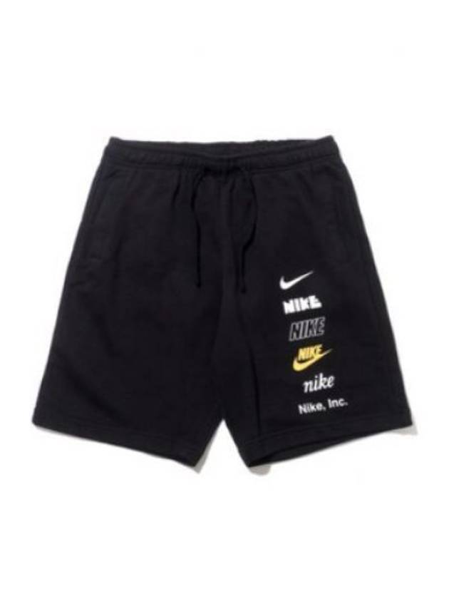 Club Fleece French Terry Shorts Black - NIKE - BALAAN 2