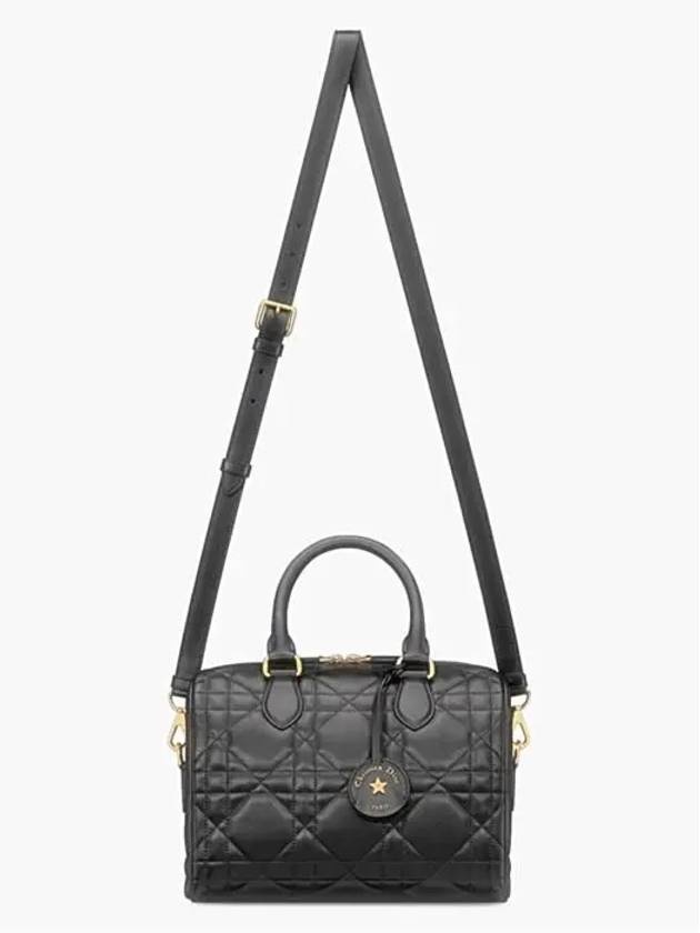 Groove 25 Bag Black Macrocannage Calfskin M1365UBOL M900 - DIOR - BALAAN 5