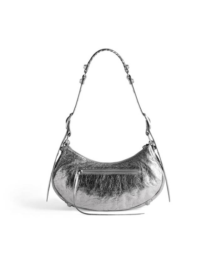 Le Cagol Metallized Small Shoulder Bag Silver - BALENCIAGA - BALAAN 5