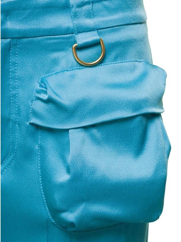 Straight Pants 2P067AN0699 Light blue - BLUMARINE - BALAAN 4