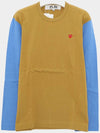 P1T316 ORANGE BLUE T Shirt - COMME DES GARCONS - BALAAN 3