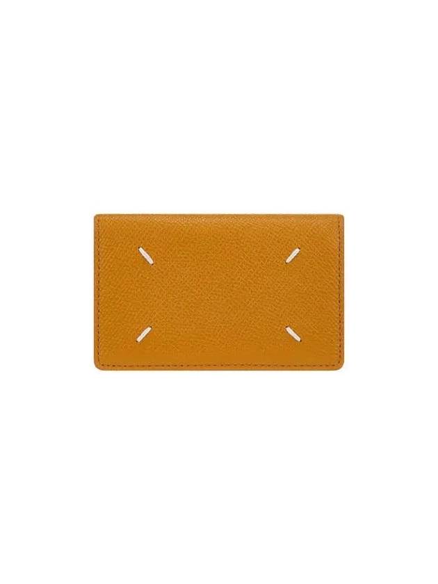 Snap Button Flap Card Case Orange - MAISON MARGIELA - BALAAN 1