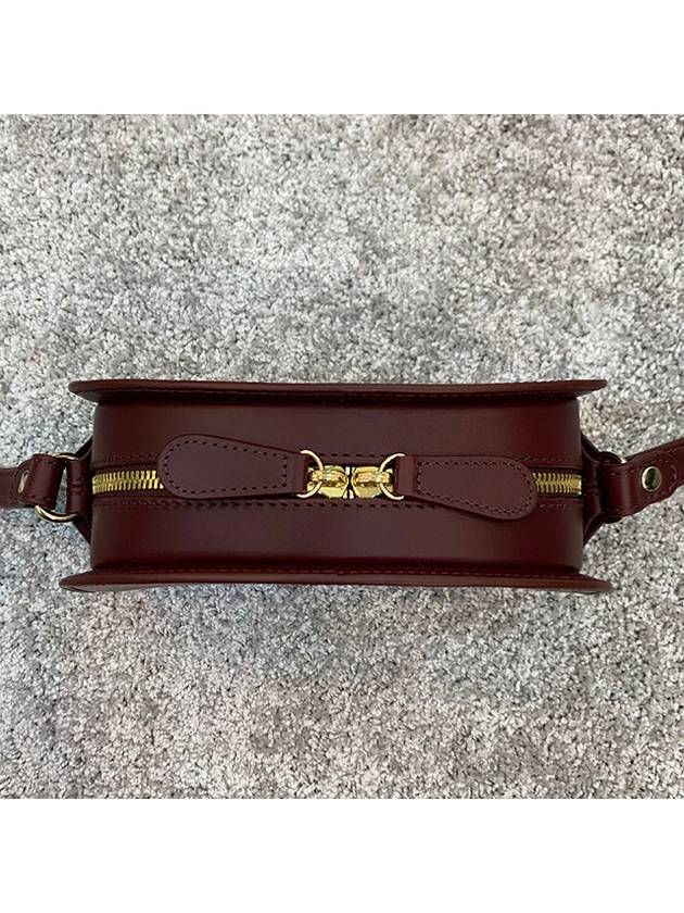 Demi Lune Mini Half Moon Cross Bag Burgundy - A.P.C. - BALAAN 8